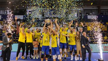 El Guaguas celebra su t¨ªtulo en la Supercopa de Espa?a