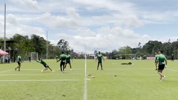 Calentamiento Nacional en el fútbol tenis