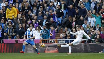 El brillante zapatazo de Bale que deleitó al Bernabéu