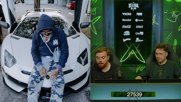 Anuel enseña su coche a Ibai