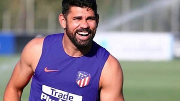 Diego Costa aparece con su &iacute;dolo tras la eliminaci&oacute;n copera del Atl&eacute;tico