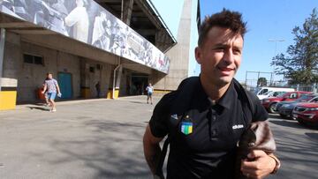 Futbol, O'Higgins vs Antofagasta
Octava fecha, primera rueda, campeonato Nacional Plan Vital 2020
Suspendido el partido entre Ohiggins y Antofagasta.
En la foto Roberto Gutierrez se retira del estadio.
16/03/2020
Jorge Loyola/Photosport
