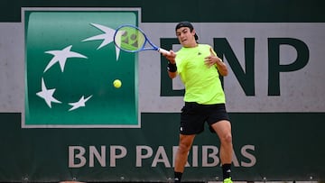 Andrés Santamarta, en Roland Garros