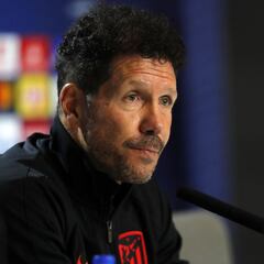 Simeone: "¿Suárez no marca como visitante? Dejemos la pregunta para Londres"