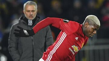 Mourinho explota ante los medios para defender a Pogba