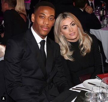 Melanie Da Cruz y Anthony Martial