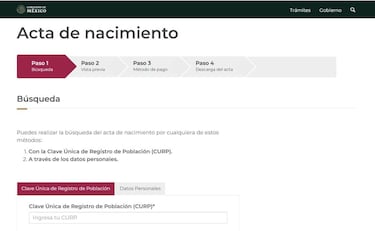 Acta de nacimiento en México: cómo descargarla y pasos a seguir online