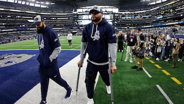 Dallas Cowboys quarterback Dak Prescott's season ended after he suffered a hamstring injury in Week 9. He's now given an update on his expected return.