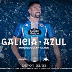 El Deportivo presenta su primera equipación para la 2022-2023