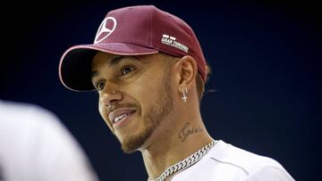 El piloto brit&aacute;nico Lewis Hamilton durante el GP de Singapur del Mundial de F&oacute;rmula 1 2018.