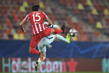 Stefan Savic y Timo Werner.