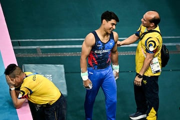 El gimnasta colombiano logró la medalla de plata en la prueba de barra fija de los Juegos Olímpicos de París 2024 tras lograr una clasificación de 14.533, misma puntuación del japonés Shinnosuke Oka que fue oro gracias a su ejecución.  