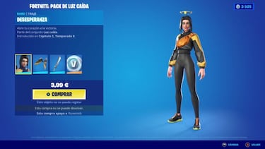 Fortnite Temporada 8: pack de inicio ya disponible; así es el skin Desesperanza