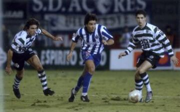 En el Sporting de Lisboa estuvo en las categorías inferiores y debutó con el primer equipo en el año 2002. Jugó en el club portugués hasta su fichaje por el Manchester United en 2003.