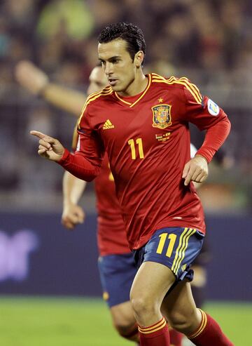 17 goles en 64 partidos, con un promedio de 0,26.