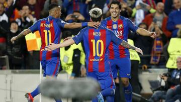 El tridente del Barça ya lleva seis goles más que hace un año