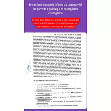 “Este hombre abusó de mí”: la acusación con fotos y whatsapp de Rebeca Naranjo a Hernán Calderón Salinas