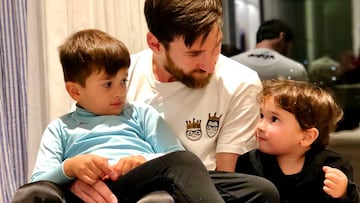 Messi, relax con "sus chicos" y en el cumple de su hermano