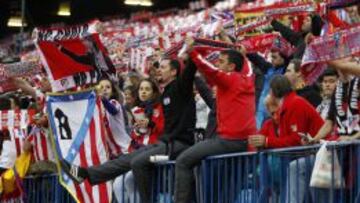 La afición del Atlético viajará a Gijón este sábado.