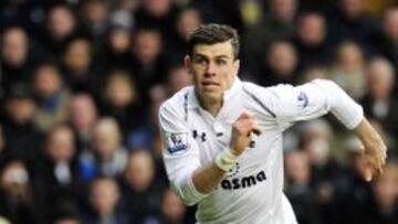 Gareth Bale, en un partido con el Tottenham.