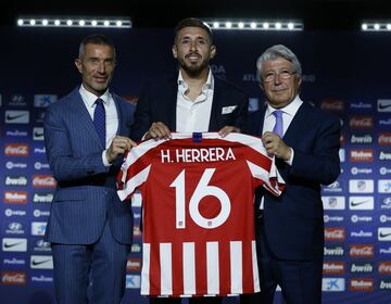 Andrea Berta, Enrique Cerezo y H¨¦ctor Herrera.