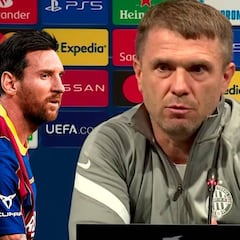 Rebrov se reafirma sobre el trabajo defensivo de Messi antes del Barcelona - Ferencvaros
