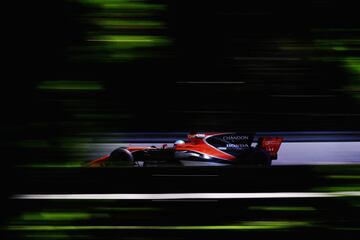 Fernando Alonso en la calificación del GP de Canadá.