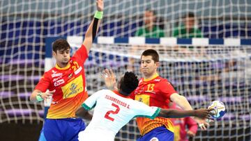 Exhibición de España ante Macedonia en el Mundial júnior