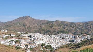 Imagen del municipio malagueño de Almáchar.