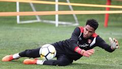 Cáceda supera su lesión y entrena en Videna