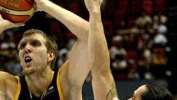 <b>CLAVE.</b> El jugador de los Dallas Mavericks no está en su mejor momento de forma pero ha sido el encargado de sentenciar el partido a favor de los germanos.