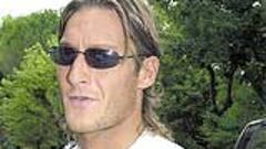 Totti pasó ayer unas horas en Madrid