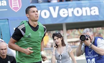 El debut de Cristiano con la Juve en imágenes