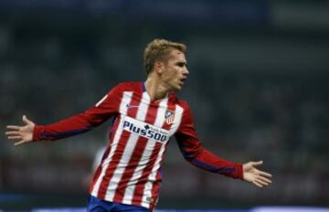 Griezmann celebra el segundo gol.