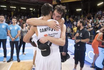 Sergio Llull y Facundo Campazzo.