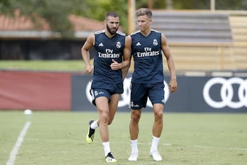 Benzema y Llorente.