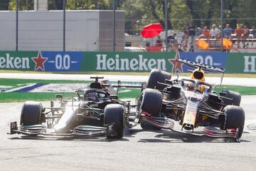 El accidente entre Hamilton y Verstappen que rozó la tragedia