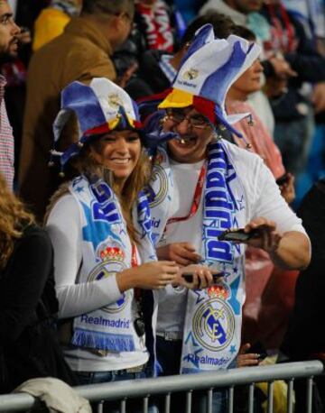 Las imágenes del derbi madrileño