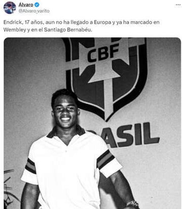 Vinicius se convierte en el protagonista de los memes del España - Brasil