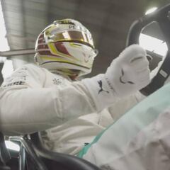 Clase de conducción en kart: por Lewis Hamilton