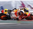 Pedrosa y Lorenzo, por primera vez delante de Márquez