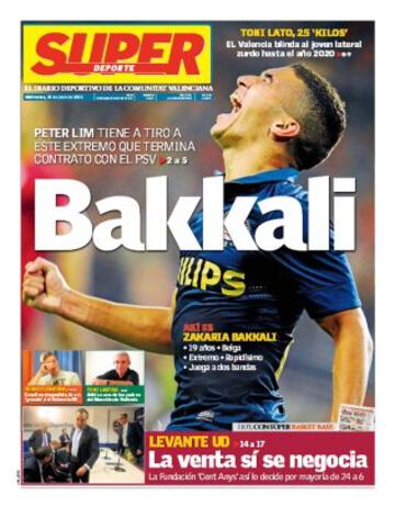 Portadas de la prensa deportiva