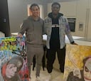 David Moli, el excompañero de cuarto de Sterling que triunfa en la pintura