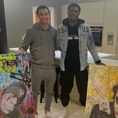 David Moli, el excompañero de cuarto de Sterling que triunfa en la pintura