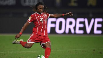 Renato Sanches jugando contra el Arsenal en Shangai.