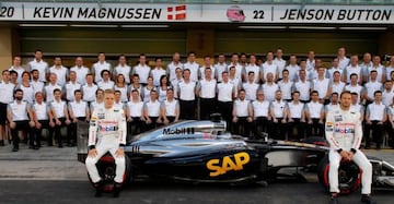 Presentación de McLaren en 2014.