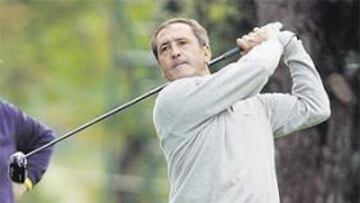 <b>DE NUEVO EL PUTT. </b>Seve intentará volver a deleitar con su toque en el Open de Madrid.