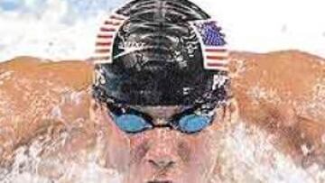 <b>SUPERMAN AL ATAQUE.</B> Sólo Jesse Owens y Eddy Merckx firmaban hazañas como las de Phelps ayer.