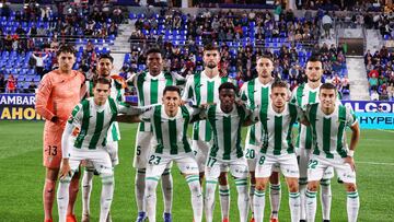 Once del Córdoba en Huesca