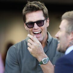 Tom Brady visita el Chase Stadium para ver al Inter Miami